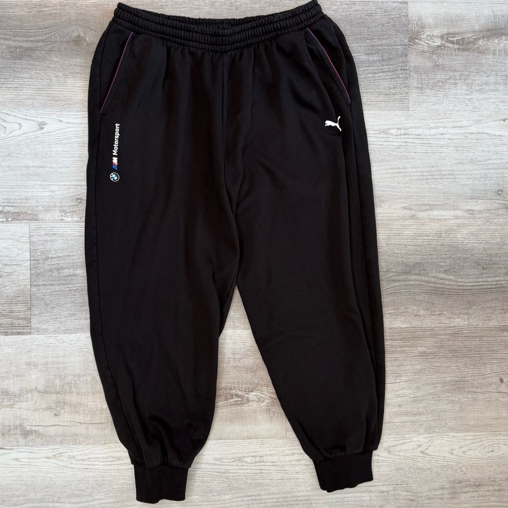 BMW M Motorsport Essentials Graphic Sweatpants By Puma Mens size XL - Picture 2 of 12